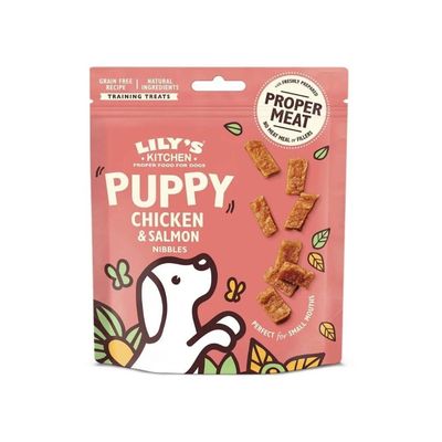 LILY'S KITCHEN - Friandises chiot sans céréales poulet saumon 70g