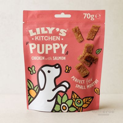 LILY'S KITCHEN - Friandises chiot sans céréales poulet saumon 70g