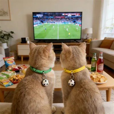 MCBOSON Collier de chat et de chien thème Coupe du Monde MCBOSON Collier de chat et de chien thème Coupe du Monde