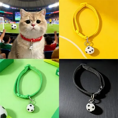 MCBOSON Collier de chat et de chien thème Coupe du Monde