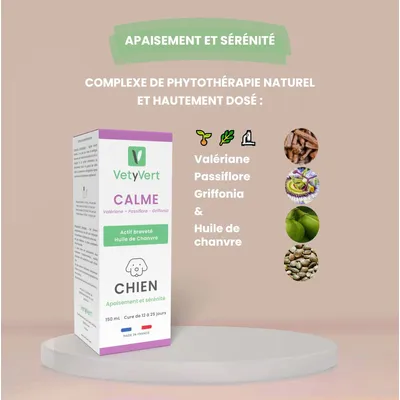 VetyVert - Complément alimentaire vétérinaire - Calme chien 150 mL