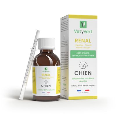 VetyVert - Complément alimentaire vétérinaire - Rénal chien 150 mL