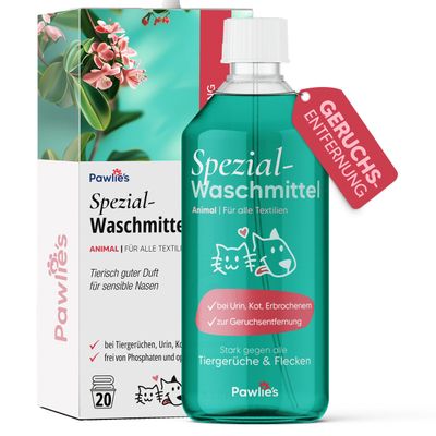 Pawlie's Waschmittel zur Geruchsentfernung