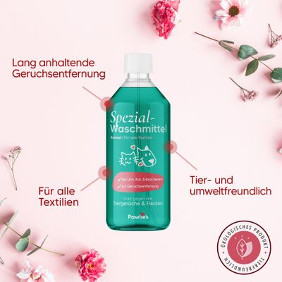 Pawlie's Waschmittel zur Geruchsentfernung