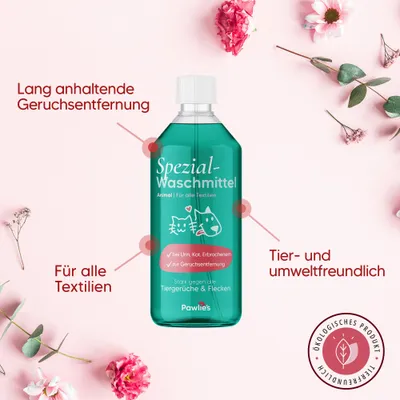 Pawlie's Waschmittel zur Geruchsentfernung