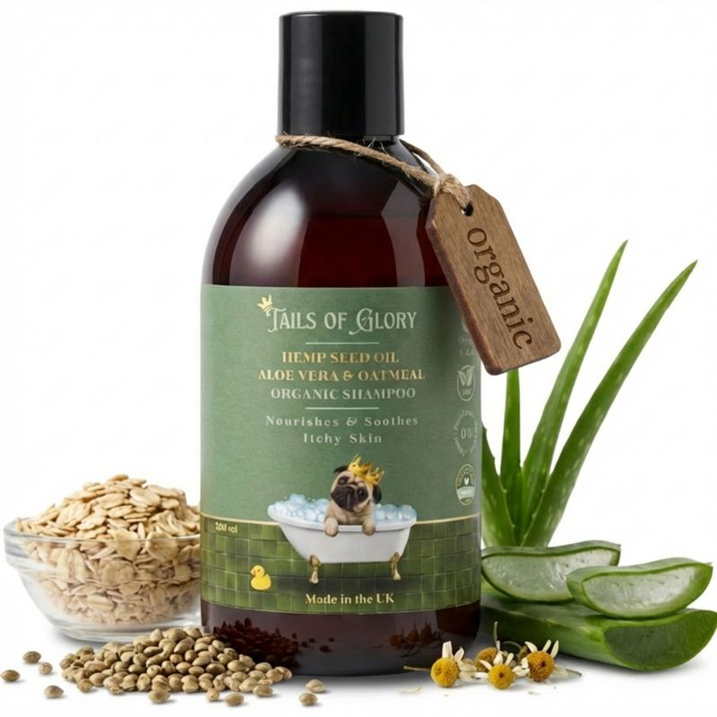 Tails of Glory Shampooing Bio pour Chiens, Vegan, Naturel & Cruelty Free