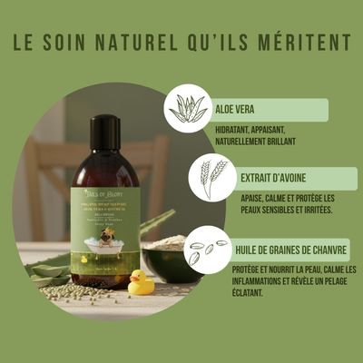 Tails of Glory Shampooing Bio pour Chiens, Vegan, Naturel & Cruelty Free