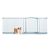 Bettacare Barrière Courbée Pour Animaux 207–216 cm Gris Mat