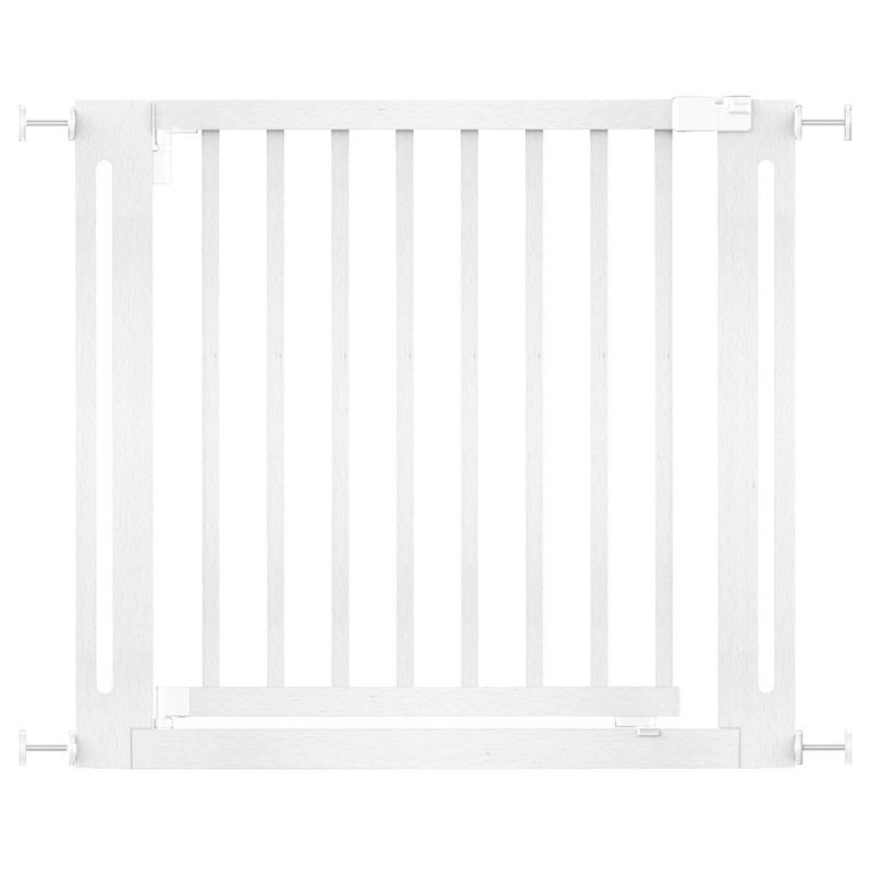 Safetots Barrière Élégante Bois Naturel 73cm, 125cm-133cm