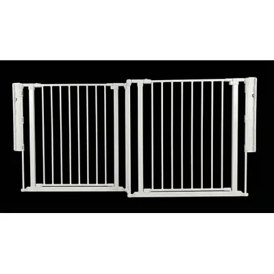Safetots Barrière Escalier Multi-Panneaux 2 Portillons 187cm Blanc Safetots Barrière Escalier Multi-Panneaux 2 Portillons 187cm Blanc
