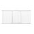 Bettacare Barrière Courbée Extra Haute 197-206cm 100cm Blanc Mat