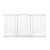 Bettacare Barrière Courbée Extra Haute 100 cm Blanc Mat