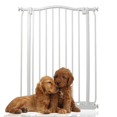 Bettacare Barrière Chien Courbée Extra Haute 152-161cm 100cm Blanc Mat