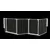 Safetots Barrière Multi-Panneaux 2 Portillons Blanc 246 cm