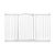 Safetots Barrière Extra Haute Courbée 100cm Blanc Mat