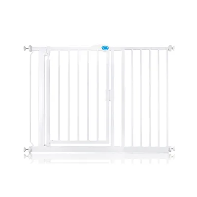 Bettacare Barrière Auto-Fermante Pour Chien 111cm-118cm Blanc Bettacare Barrière Auto-Fermante Pour Chien 111cm-118cm Blanc