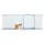 Bettacare Barrière Animaux Design Courbé 198–207 cm Gris Mat