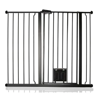 Bettacare Barrière Pour Chien Avec Trappe Verrouillable, 113,8cm - 121,4cm