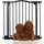 Bettacare Barrière Pour Animaux Design Courbé 71cm-80cm Noir Mat