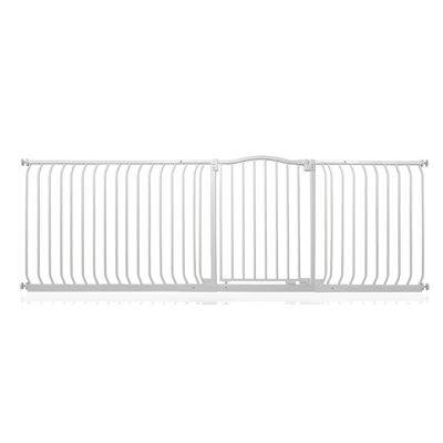 Safetots Barrière de Sécurité Supérieure Courbée 134–143 cm Blanc Mat