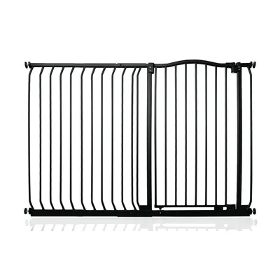 Safetots Barrière Extra Haute Courbée 134cm-143cm Noir Mat