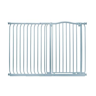 Safetots Barrière Extra Haute Courbée 225–234 cm, 100 cm, Noir Mat