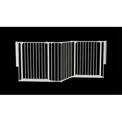 Safetots Barrière Escalier Multi-Panneaux 2 Portillons Blanc 207 cm Safetots Barrière Escalier Multi-Panneaux 2 Portillons Blanc 207 cm