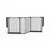 Safetots Barrière Multi-Panneaux 2 Portillons Noir 207 cm Safetots Barrière Multi-Panneaux 2 Portillons Noir 207 cm