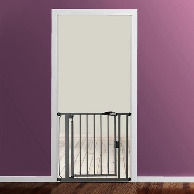 Safetots Barrière de Sécurité à Pression 125,4–132,4 cm Gris Ardoise