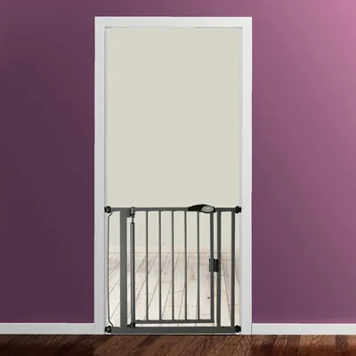 Safetots Barrière de Sécurité à Pression 125,4–132,4 cm Gris Ardoise