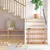 Safetots Barrière Élegante Bois Naturel 63cm - 71cm