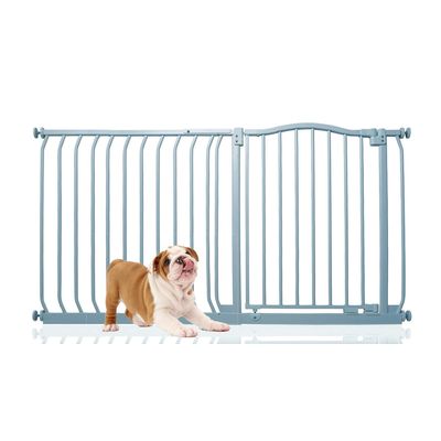 Bettacare Barrière Pour Animaux Courbée 107–116 cm Gris Mat