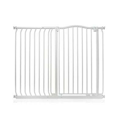 Bettacare Barrière Chien Courbée Extra Haute 152-161cm 100cm Blanc Mat