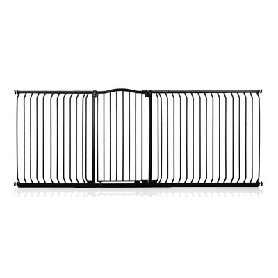 Safetots Barrière Extra Haute Courbée 225–234 cm, 100 cm, Noir Mat