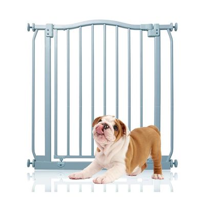 Bettacare Barrière Pour Animaux Courbée 107–116 cm Gris Mat