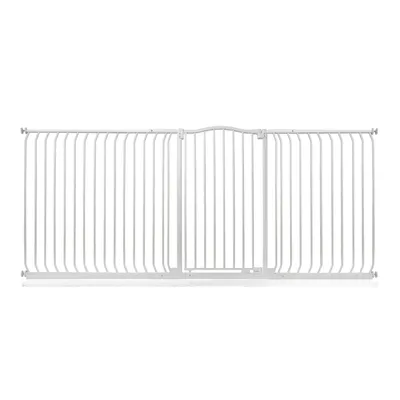 Bettacare Barrière Chien Courbée Extra Haute 152-161cm 100cm Blanc Mat