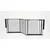 Safetots Barrière Multi-Panneaux 2 Portillons Noir 226 cm Safetots Barrière Multi-Panneaux 2 Portillons Noir 226 cm