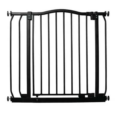 Bettacare Barrière Courbée Pour Animaux 80–89 cm Noir Mat Bettacare Barrière Courbée Pour Animaux 80–89 cm Noir Mat