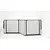 Safetots Barrière Multi-Panneaux 2 Portillons Noir 200 cm Safetots Barrière Multi-Panneaux 2 Portillons Noir 200 cm