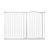 Bettacare Barrière Courbée Extra Haute 134–143cm, 100cm, Blanc Mat