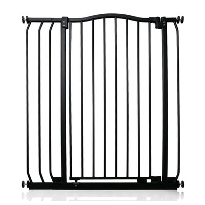 Safetots Barrière Extra Haute Courbée 225–234 cm, 100 cm, Noir Mat