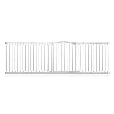 Bettacare Barrière Pour Animaux Courbée 107–116 cm Gris Mat