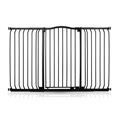 Safetots Barrière Extra Haute Courbée 225–234 cm, 100 cm, Noir Mat
