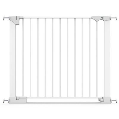 Safetots Barrière Sécurité Barre de Seuil Extra Basse 81–110 cm Blanc