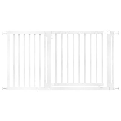 Safetots Barrière, bois blanc - ouverture 65cm réglable