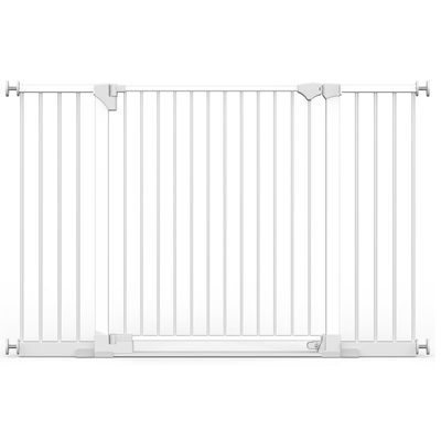 Safetots Barrière Sécurité Barre de Seuil Extra Basse 81–110 cm Blanc