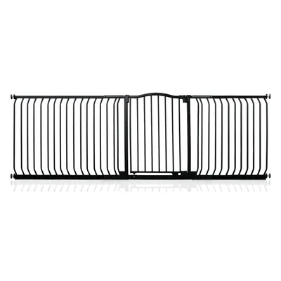 Safetots Barrière Courbée À Pression 234–243 cm Noir Mat Safetots Barrière Courbée À Pression 234–243 cm Noir Mat