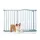 Bettacare Barrière Pour Animaux Courbée 107–116 cm Gris Mat