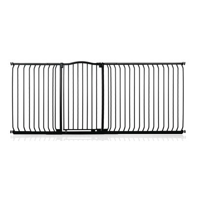 Safetots Barrière Extra Haute Courbée 225–234 cm, 100 cm, Noir Mat