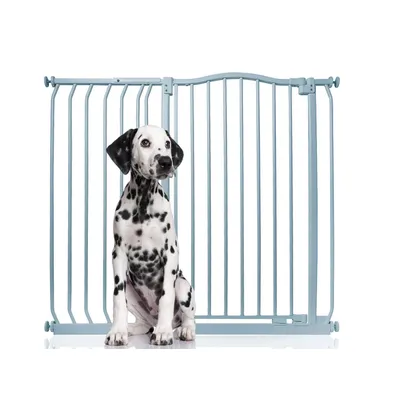 Bettacare Barrière Chien Courbée Extra Haute 152-161cm 100cm Blanc Mat